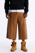 Extreme Baggy Flashing Lights Short - Tan image 1