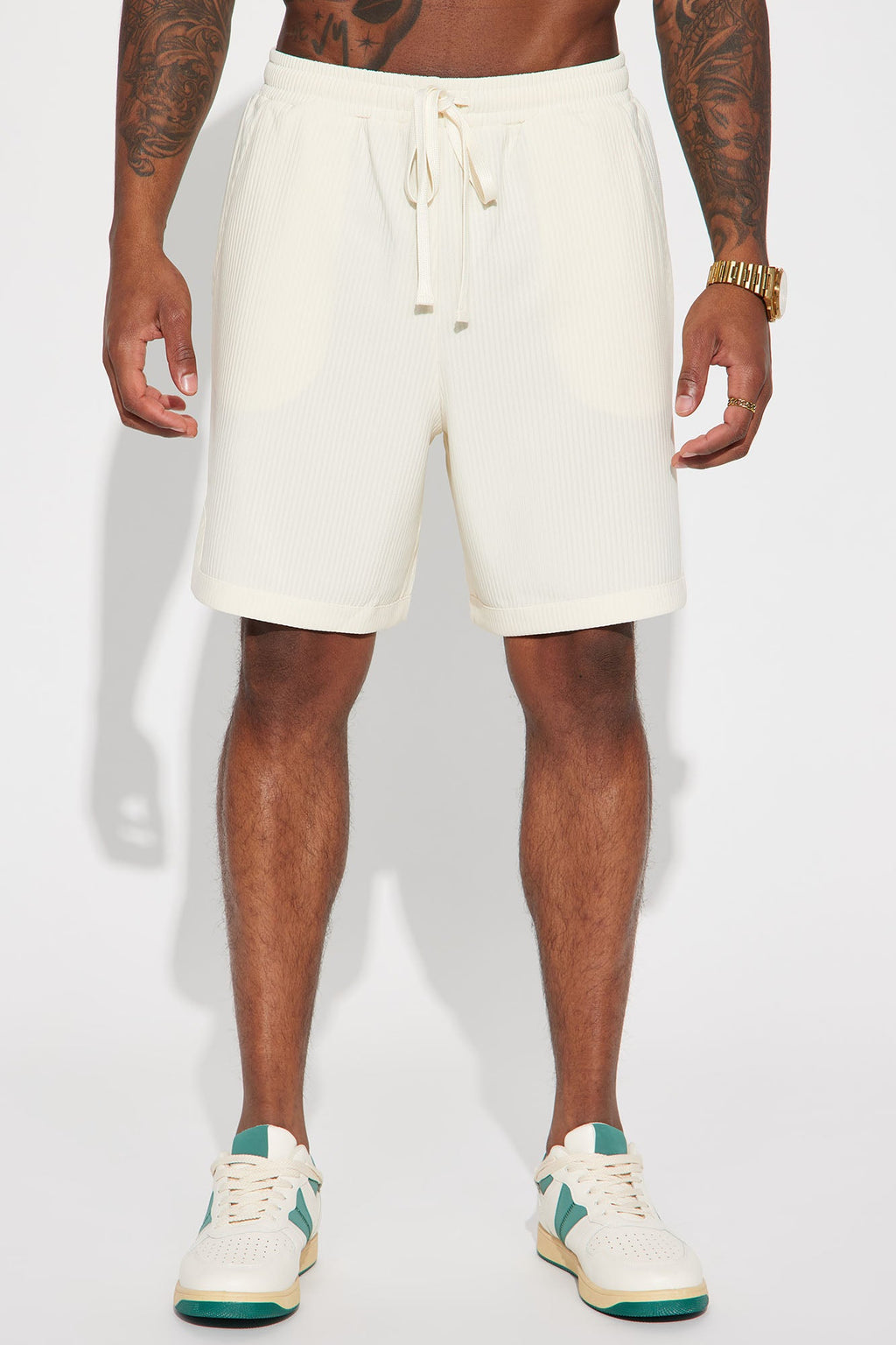 Show Up Basketball Short - Off White image 3