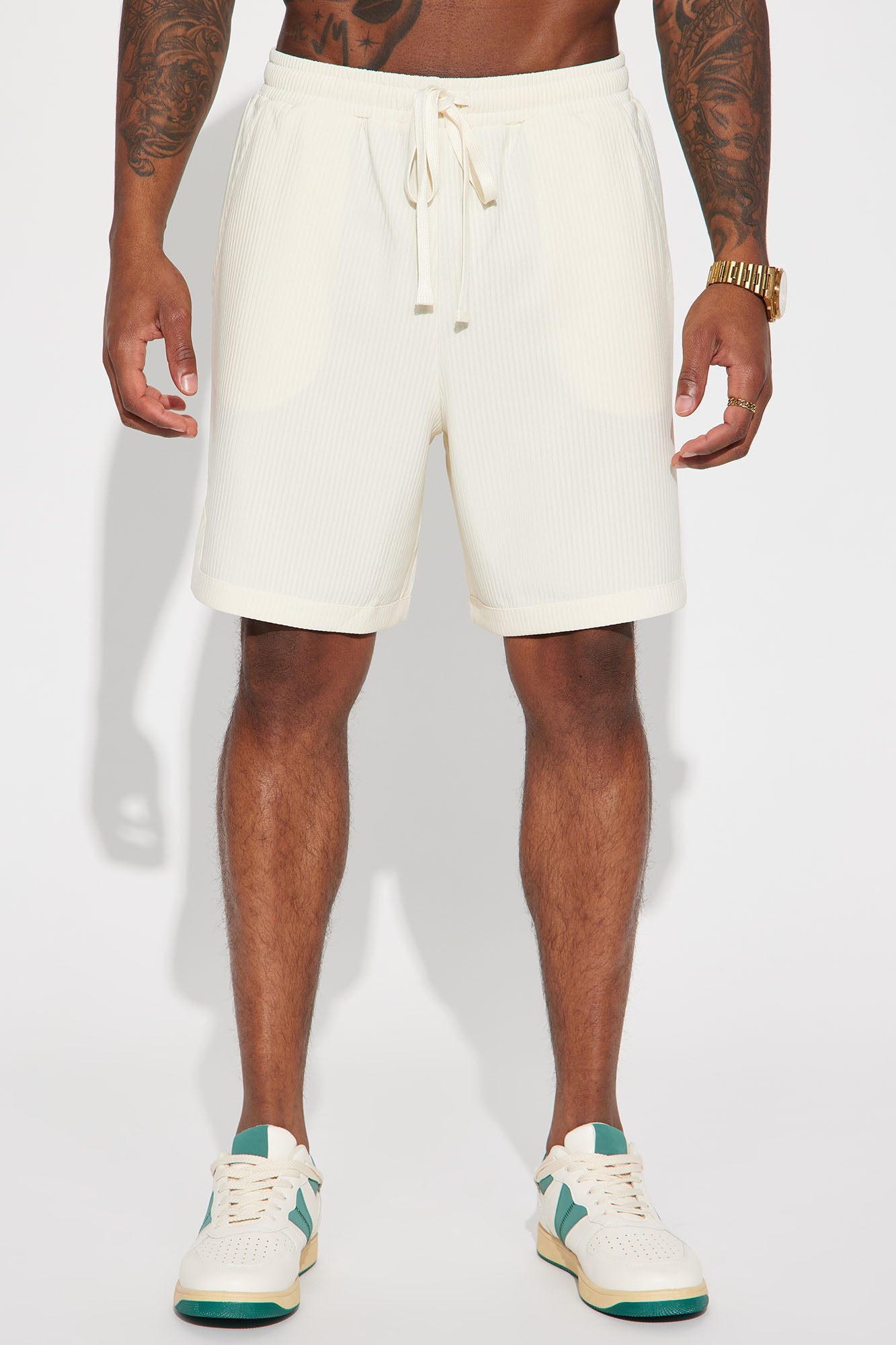 Show Up Basketball Short - Off White image 3