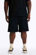 Static Textured Relaxed Short - Black image 1