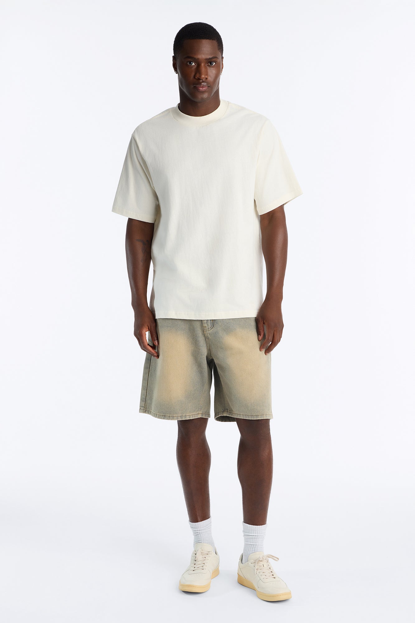 Coastal Fade Relaxed Denim Short - Vintage Wash image 1