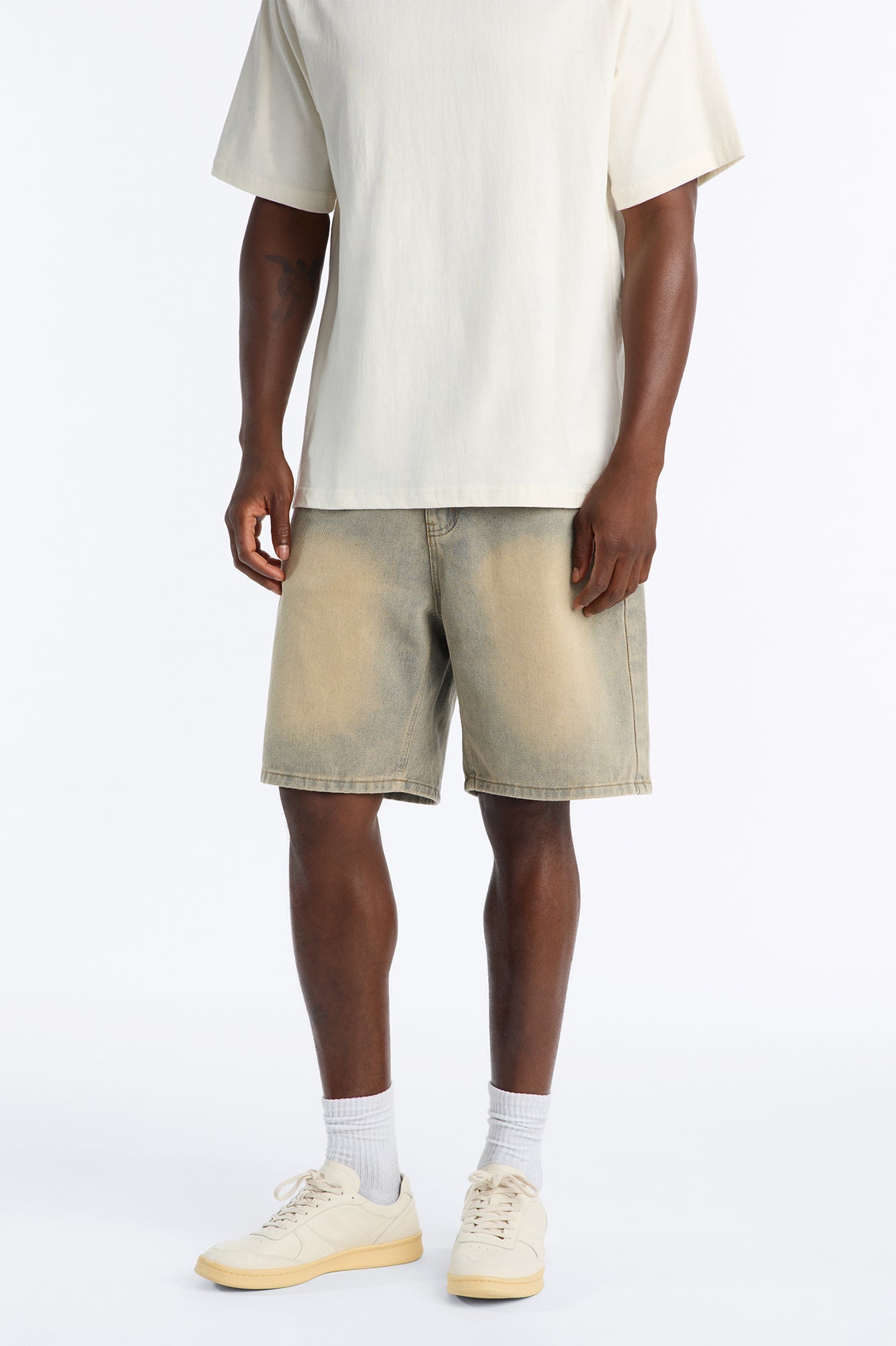 Coastal Fade Relaxed Denim Short - Vintage Wash image 2