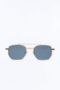 Lights Out Aviator Sunglasses - Black/Smoke image 1