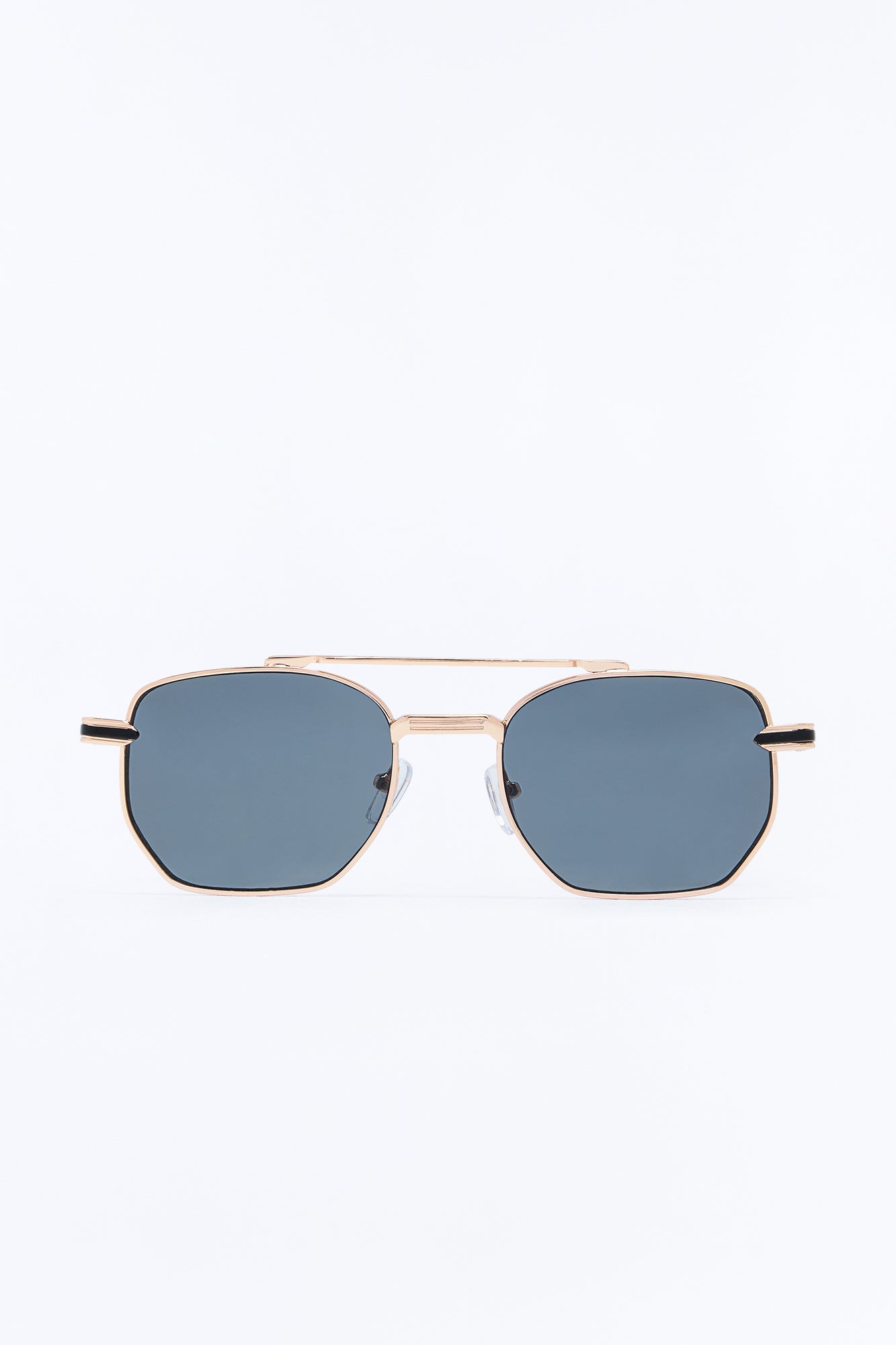 Lights Out Aviator Sunglasses - Black/Smoke image 1