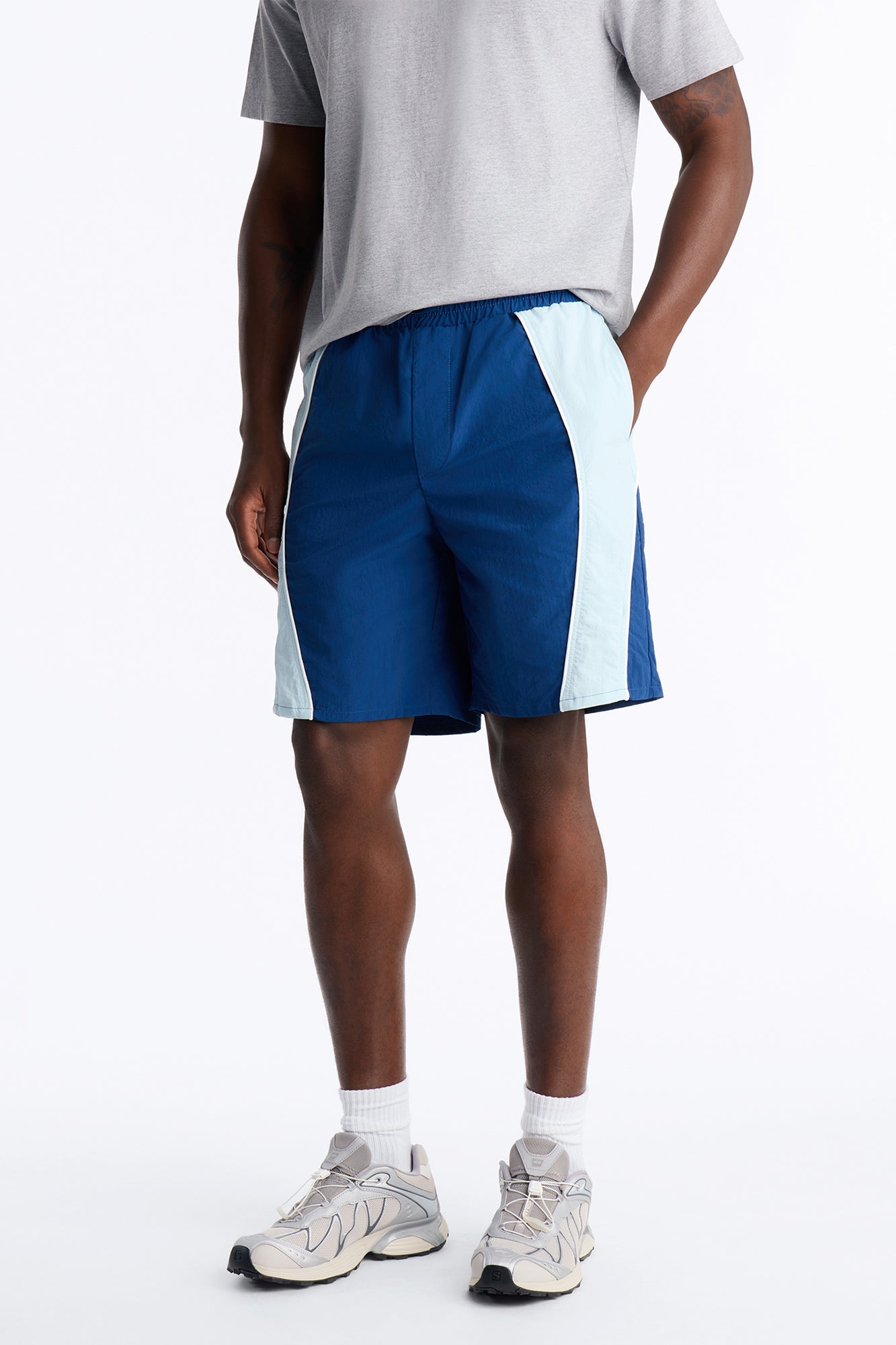 Relaxed Osaka Block Short - Navy/combo image 1