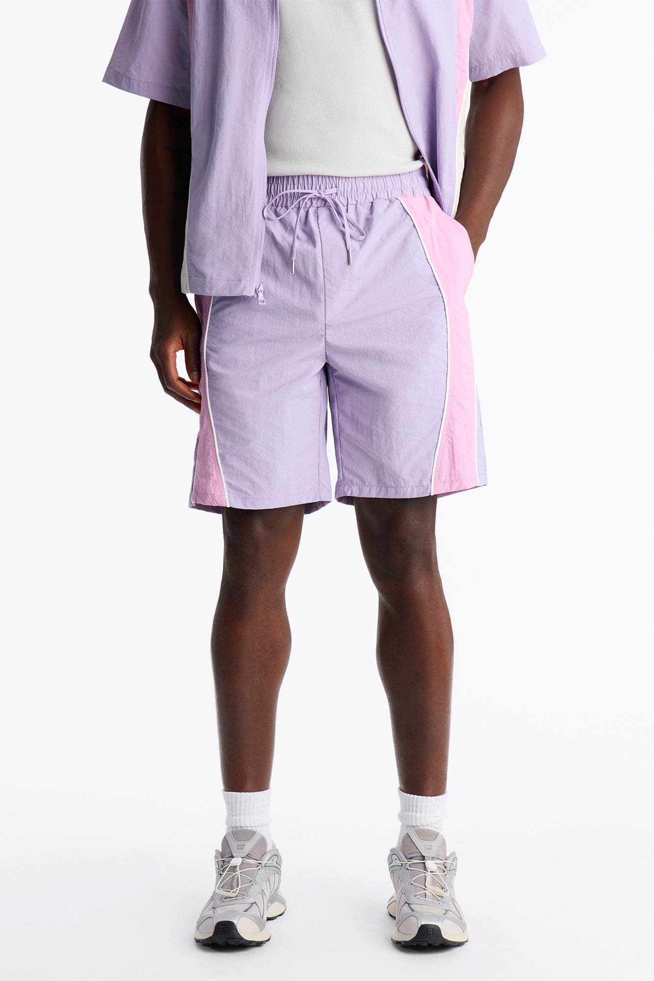 Relaxed Osaka Block Short - Purple/combo image 2