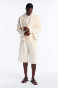 Laguna Baggy Trouser Short - Cream image 1