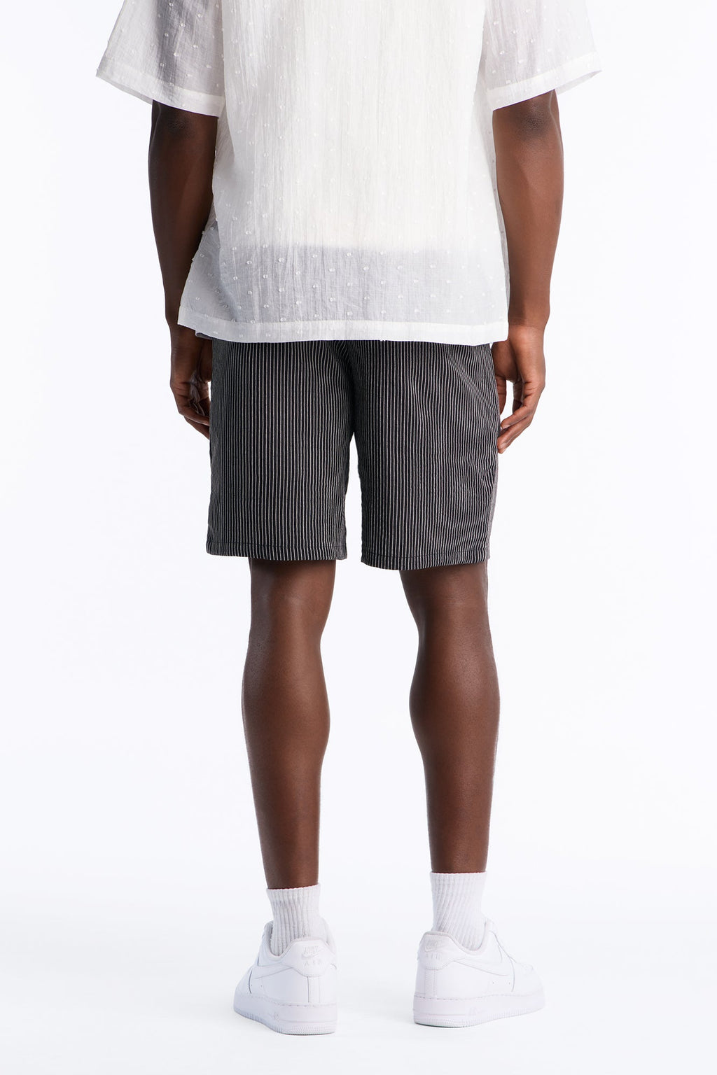 Eliot Striped Relaxed Short - Black/combo image 4