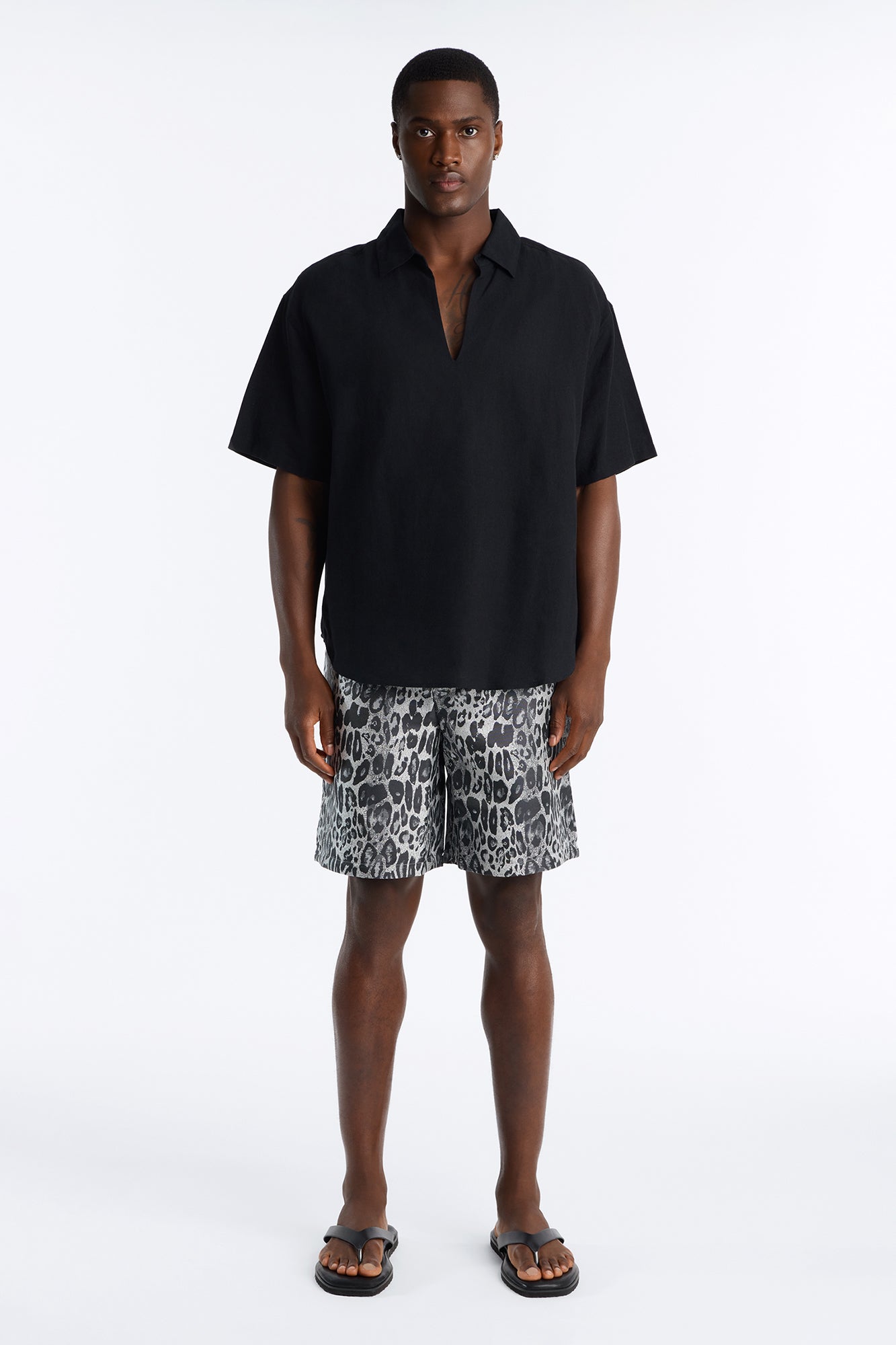Night Prowl Relaxed Short - Grey/combo image 2