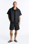 Lotto Floral Relaxed Short - Black image 1