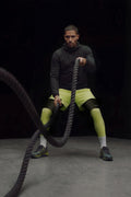ProRipStop 7″ Built In Compression Shorts - Neon Yellow image 1