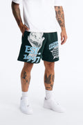 Legendary Worldwide Relaxed Sweat Short - Green/combo image 1