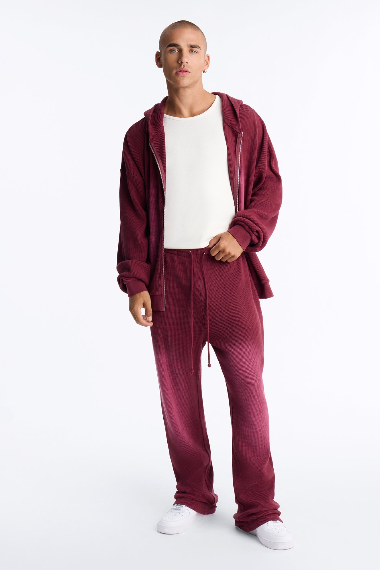 Modern Wash Sweatpants - Burgundy image 1