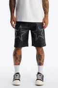 Relaxed Sidus Faux Leather Short - Black image 1