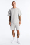 Relaxed Waffle Cargo Short - Grey image 1