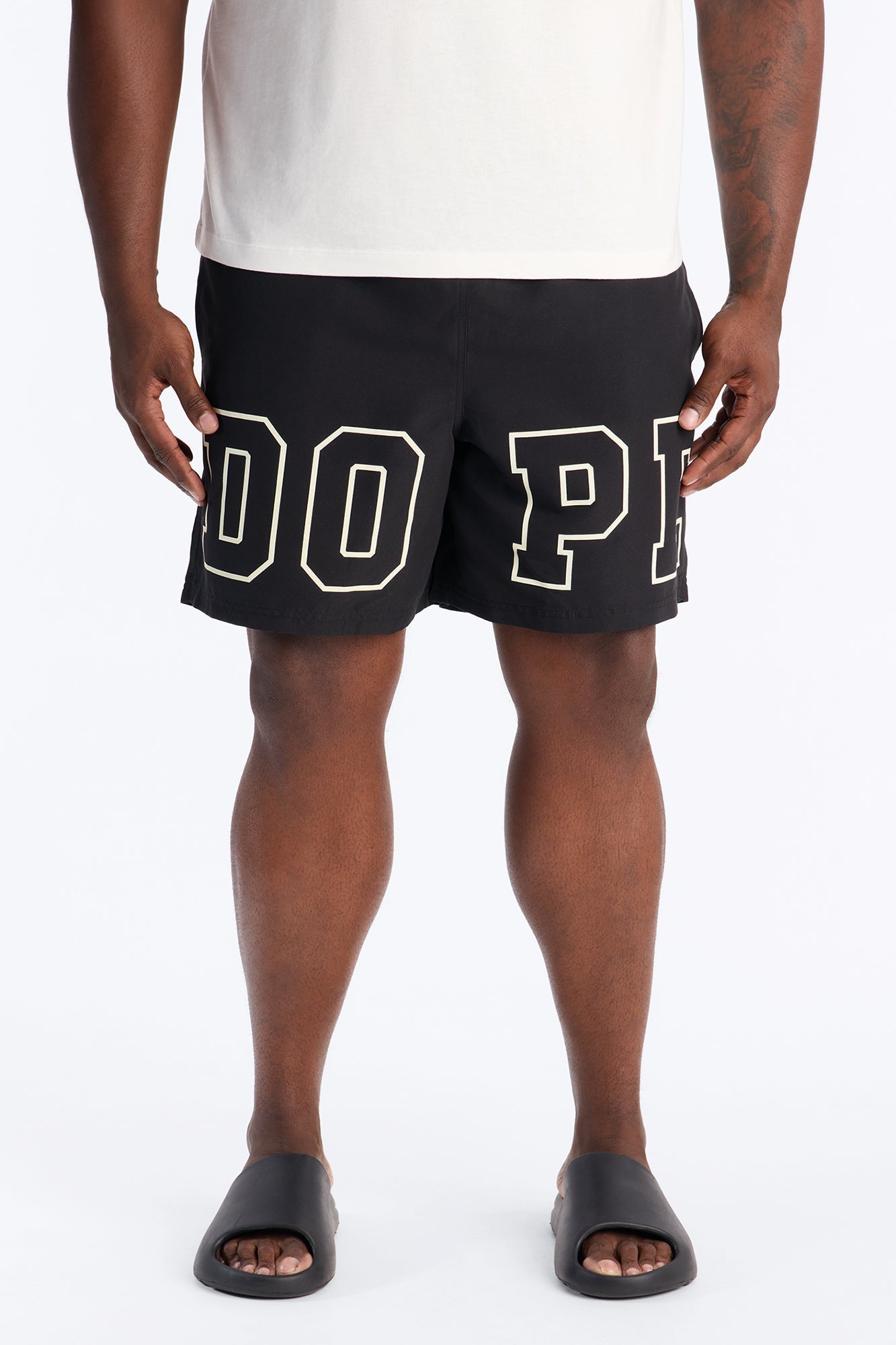 It's Dope Swim Trunk 7″ - Black image 1