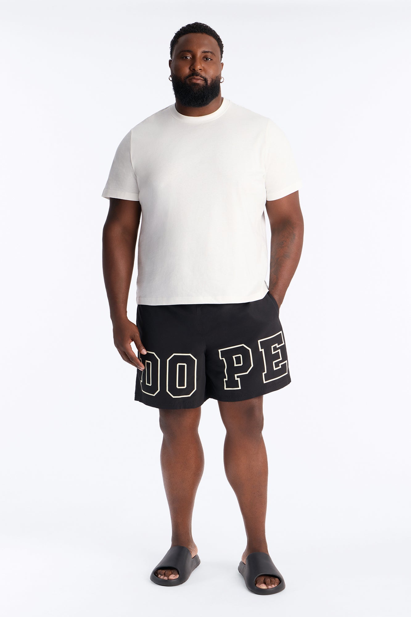 It's Dope Swim Trunk 7″ - Black image 2