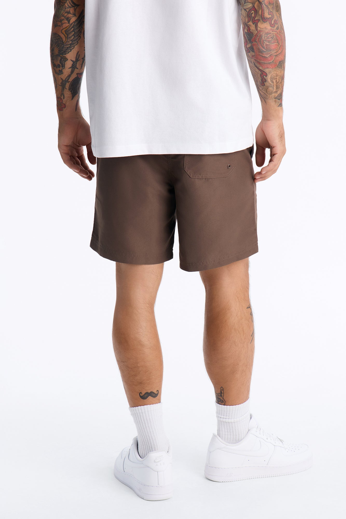 I'm The Goat Swim Trunk 7″ - Brown image 3