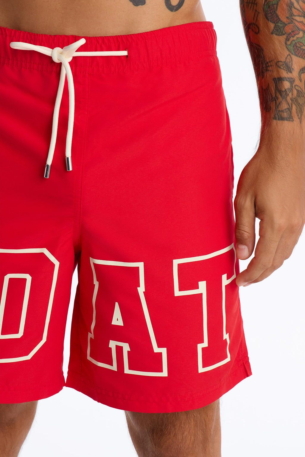 I'm The Goat Swim Trunk 7″ - Red image 3