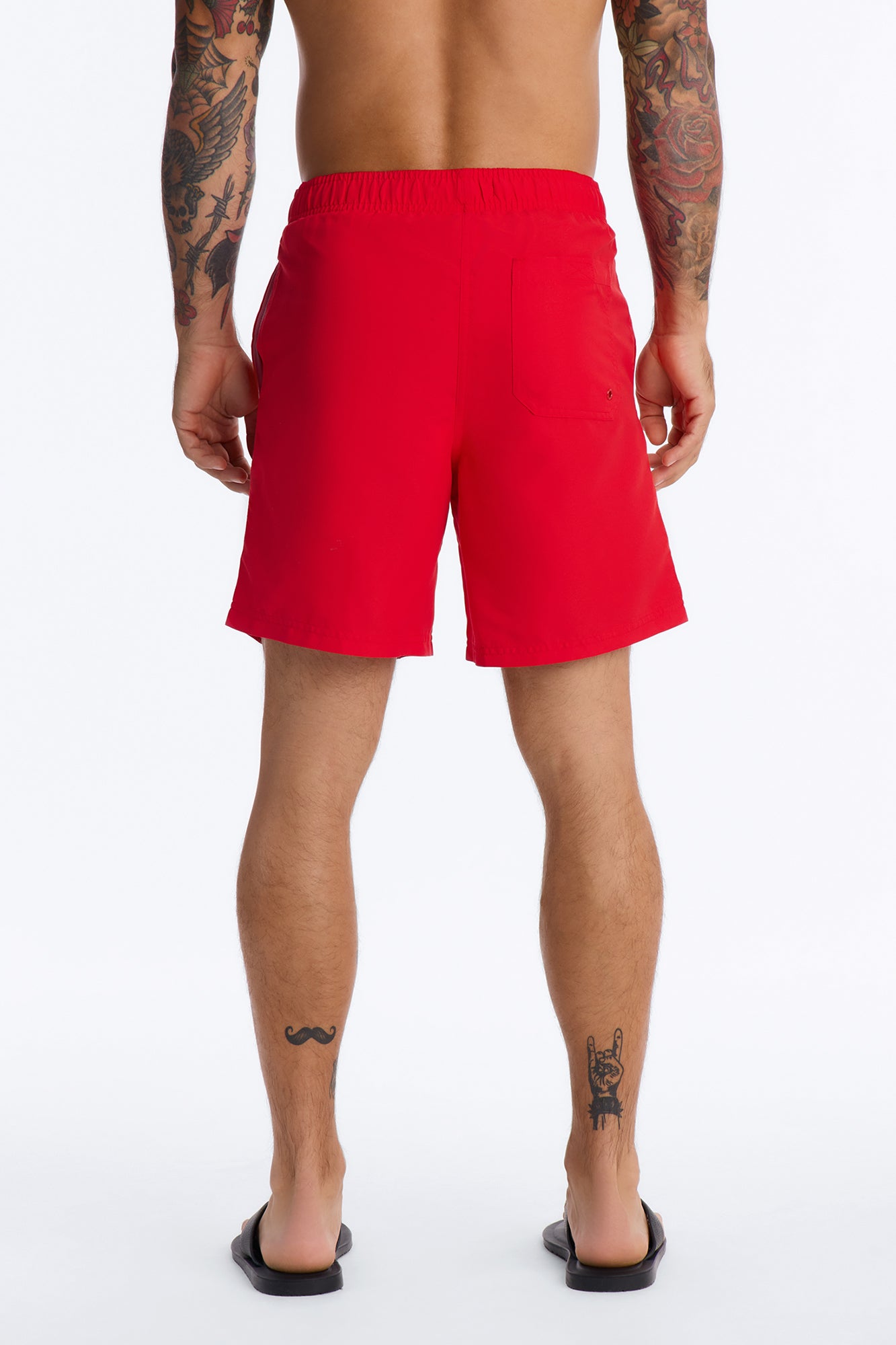 I'm The Goat Swim Trunk 7″ - Red image 4