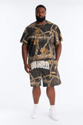 Real Tree Shadow Los Angeles Rhinestone Sweatshort - Camouflage image 1